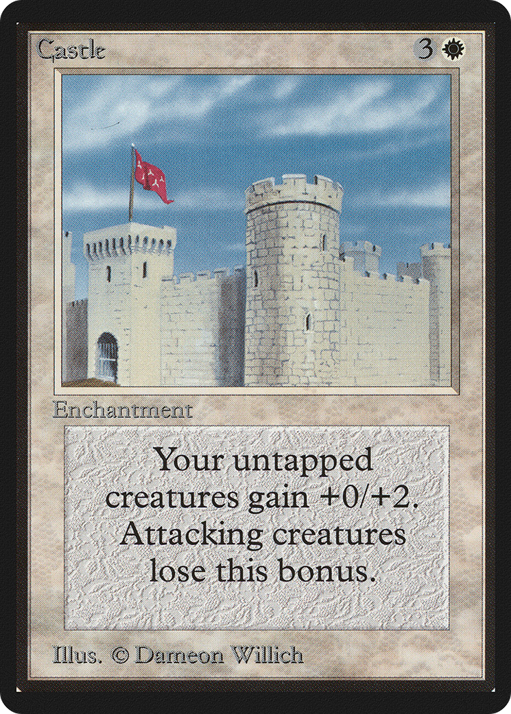 Castle (LEB-) [Oldschool] Limited Edition Beta MTG Single Wizards of the Coast