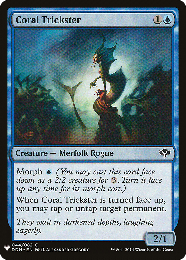 Coral Trickster (LIST-DDN-44) [Mystery Booster] The List MTG Single Wizards of the Coast