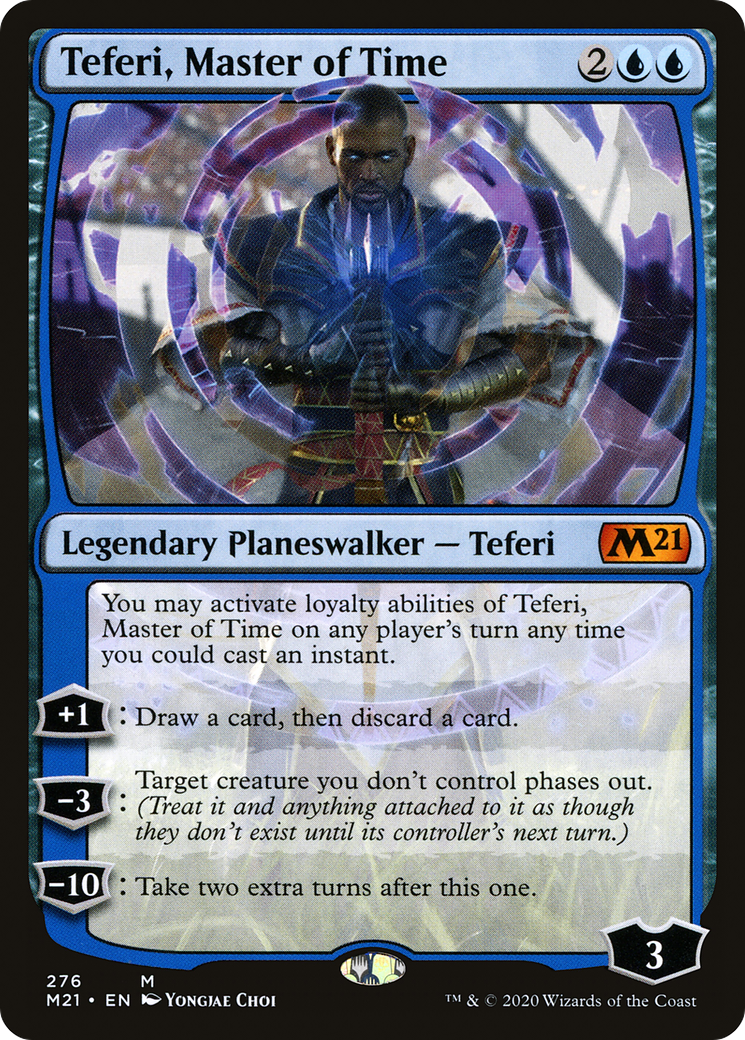 Teferi, Master of Time (276) (M21-276) [Core Set 2021] Foil MTG Single Wizards of the Coast