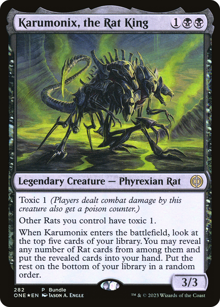 Karumonix, the Rat King (UMP-282) [Phyrexia: All Will Be One] Foil MTG Single Wizards of the Coast