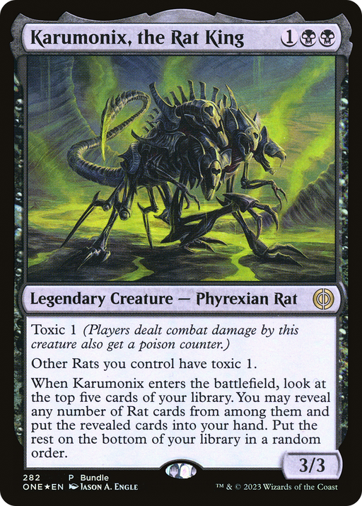 Karumonix, the Rat King (UMP-282) [Phyrexia: All Will Be One] Foil MTG Single Wizards of the Coast
