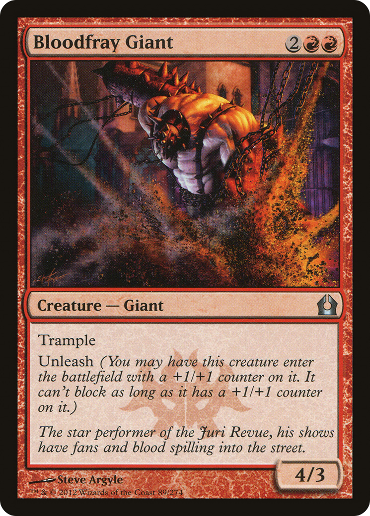 Bloodfray Giant (RTR-089) [Return to Ravnica] Foil MTG Single Wizards of the Coast