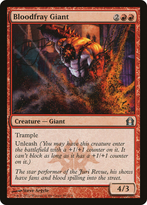 Bloodfray Giant (RTR-089) [Return to Ravnica] MTG Single Wizards of the Coast