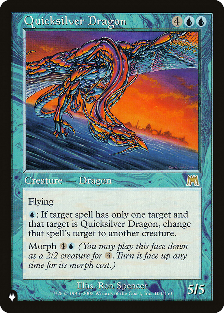 Quicksilver Dragon (LIST-ONS-103) [Mystery Booster] The List MTG Single Wizards of the Coast