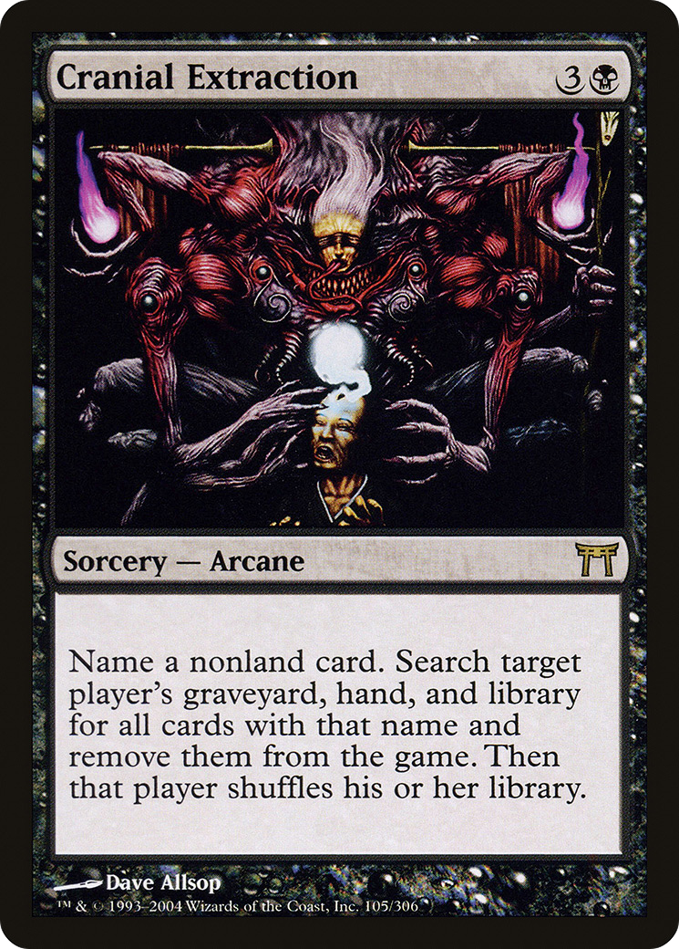 Cranial Extraction (CHK-105) [Champions of Kamigawa] Foil MTG Single Wizards of the Coast
