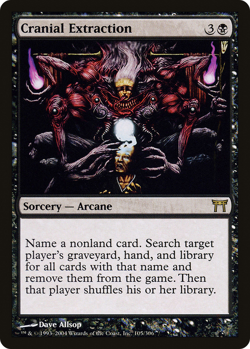 Cranial Extraction (CHK-105) [Champions of Kamigawa] MTG Single Wizards of the Coast
