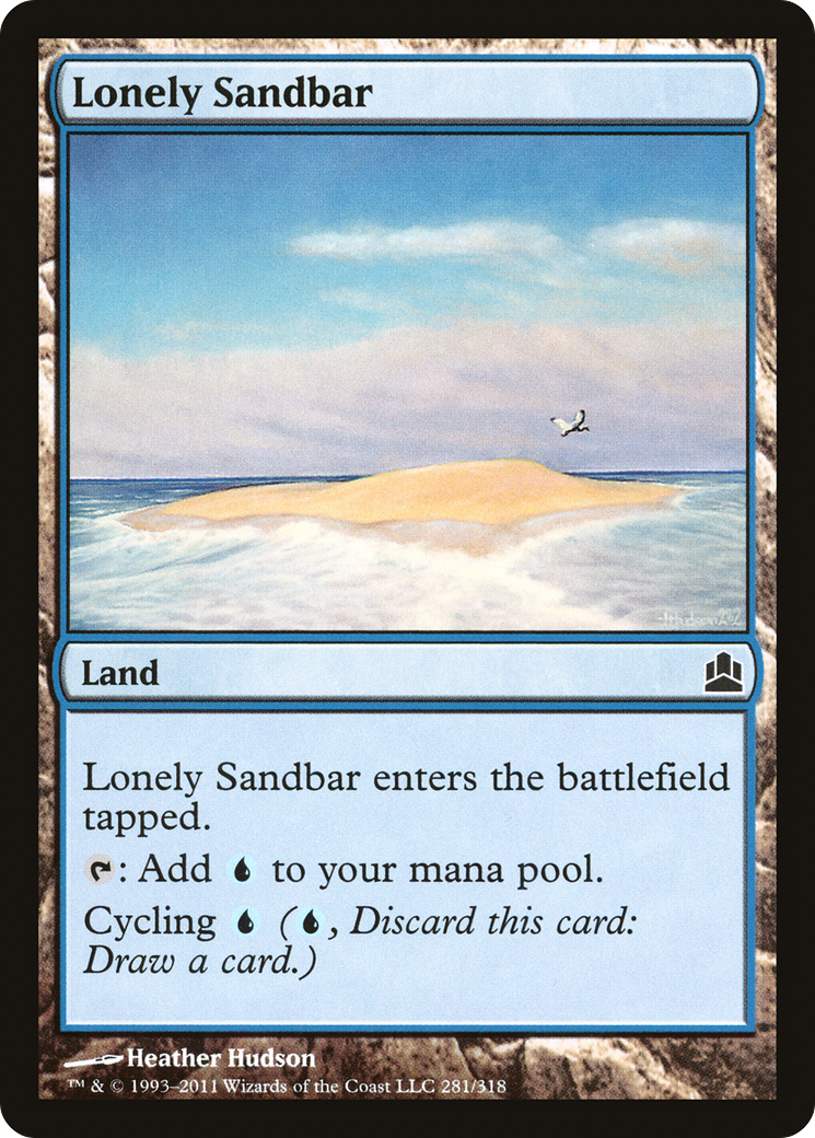 Lonely Sandbar (CMD-281) [Commander 2011] MTG Single Wizards of the Coast