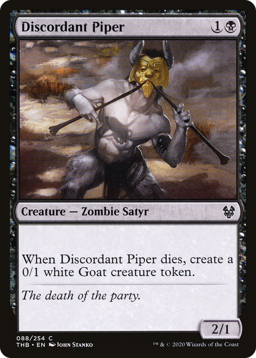Discordant Piper (THB-088) [Theros Beyond Death] MTG Single Wizards of the Coast