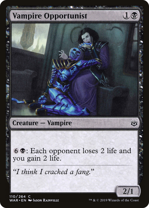 Vampire Opportunist (WAR-110) [War of the Spark] MTG Single Wizards of the Coast