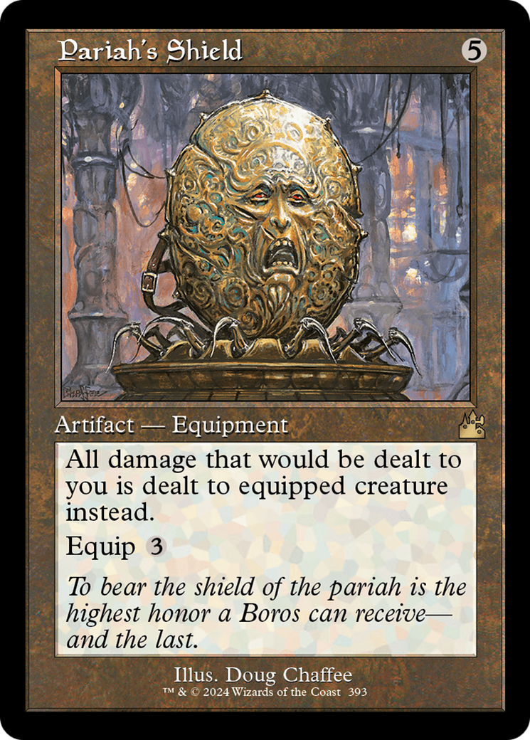 Pariah's Shield (RVR-393) [Ravnica Remastered] MTG Single Wizards of the Coast