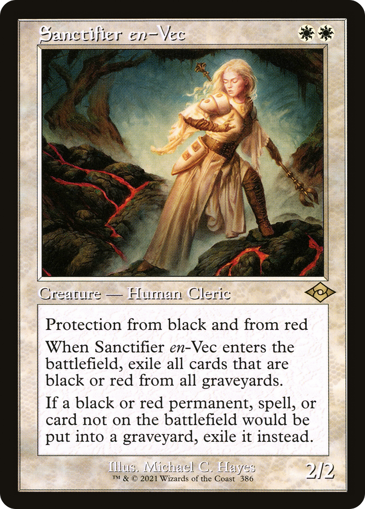 Sanctifier en-Vec (MH2-386) [Modern Horizons 2] Foil MTG Single Wizards of the Coast