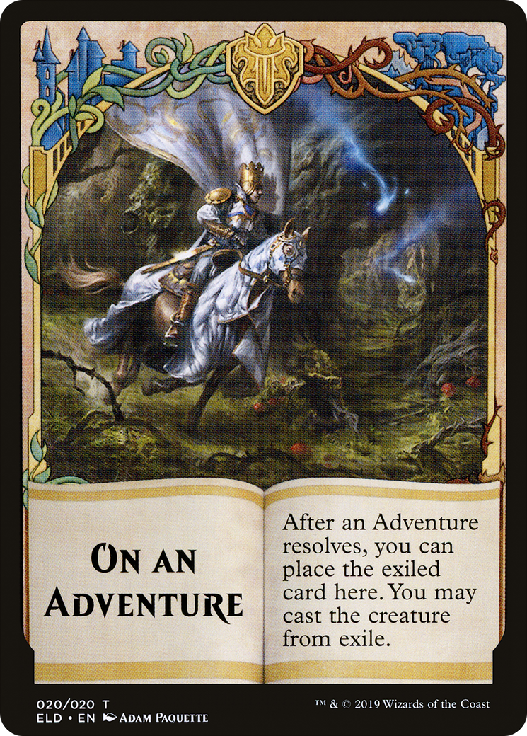 On an Adventure (TELD-020) [Tokens] Throne of Eldraine Tokens MTG Single Wizards of the Coast