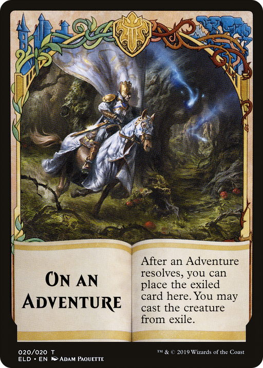 On an Adventure (TELD-020) [Tokens] Throne of Eldraine Tokens MTG Single Wizards of the Coast
