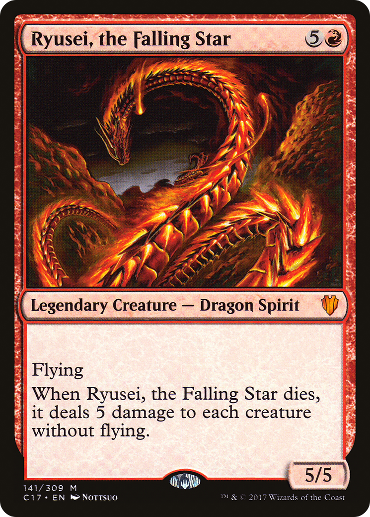 Ryusei, the Falling Star (C17-141) [Commander 2017] MTG Single Wizards of the Coast