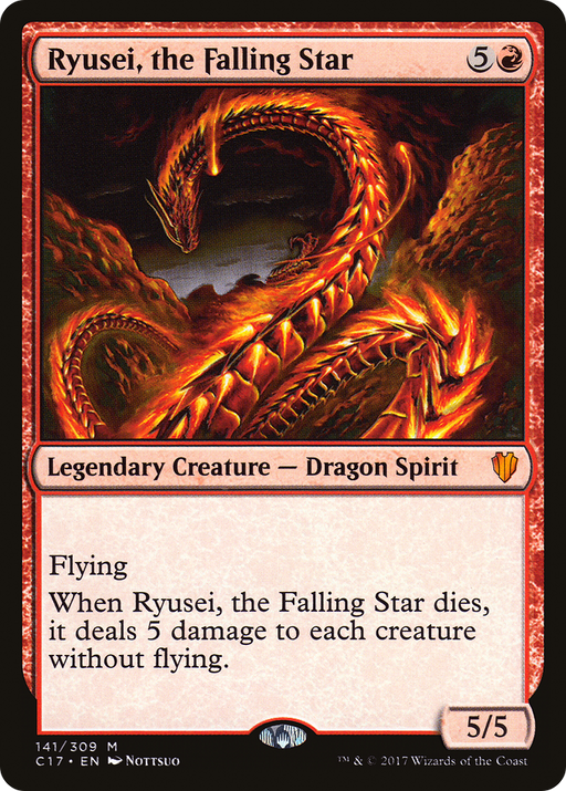 Ryusei, the Falling Star (C17-141) [Commander 2017] MTG Single Wizards of the Coast