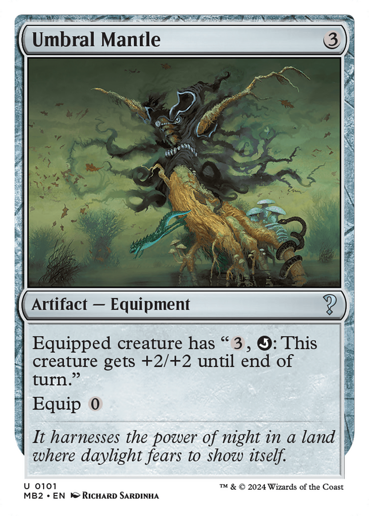 Umbral Mantle (White Border) (MB2-101) [Mystery Booster] Mystery Booster 2 MTG Single Wizards of the Coast