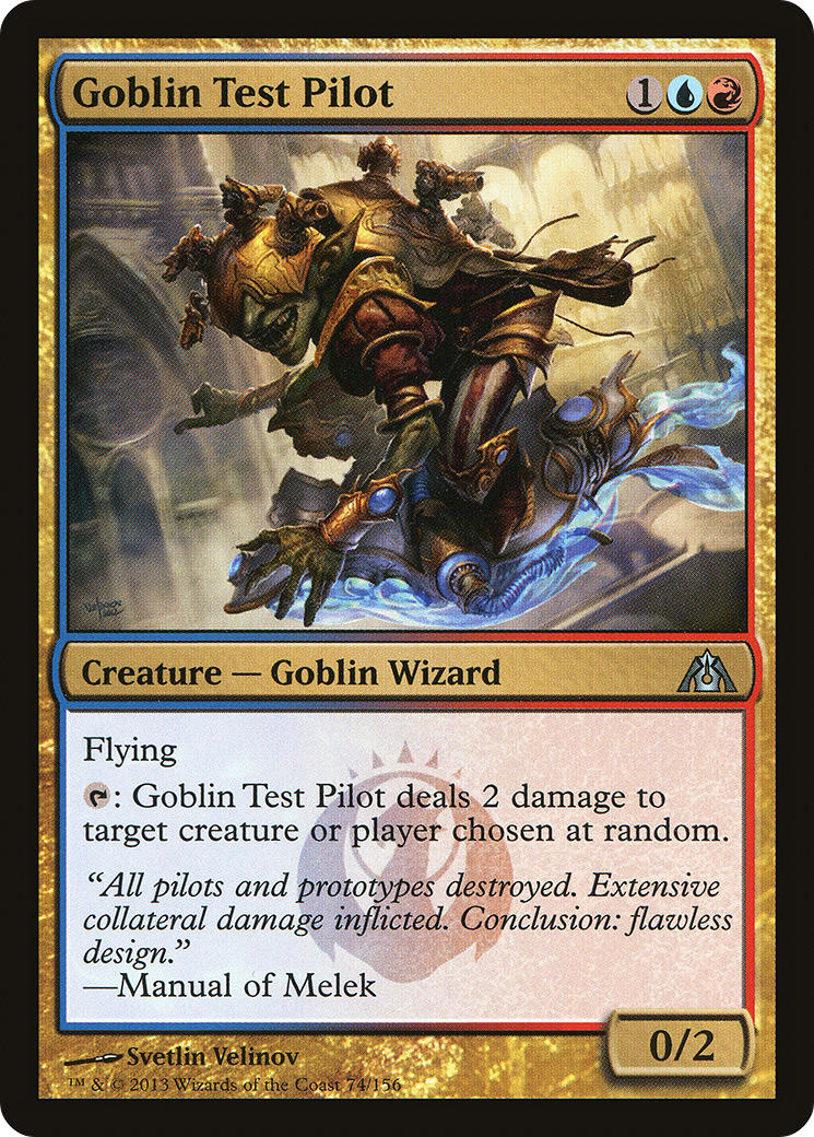 Goblin Test Pilot (DGM-074) [Dragon's Maze] MTG Single Wizards of the Coast
