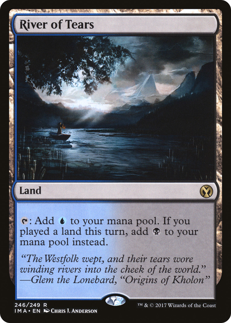 River of Tears (IMA-246) [Iconic Masters] MTG Single Wizards of the Coast