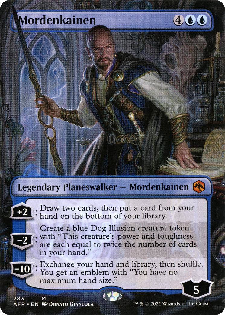 Mordenkainen (AFR-283) [Adventures in the Forgotten Realms] (Borderless) Foil MTG Single Wizards of the Coast