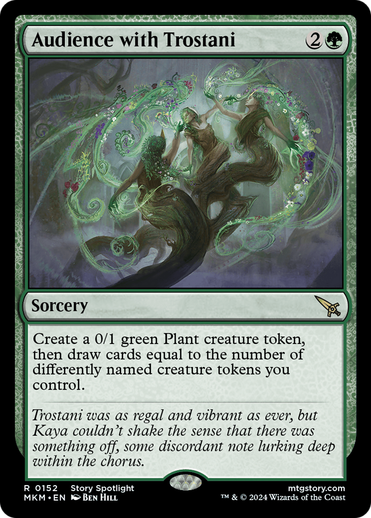 Audience with Trostani (MKM-152) [Murders at Karlov Manor] MTG Single Wizards of the Coast