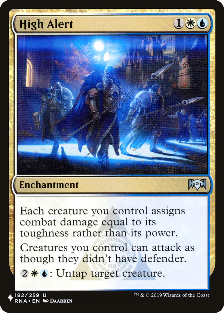 High Alert (LIST-RNA-182) [Mystery Booster] The List MTG Single Wizards of the Coast