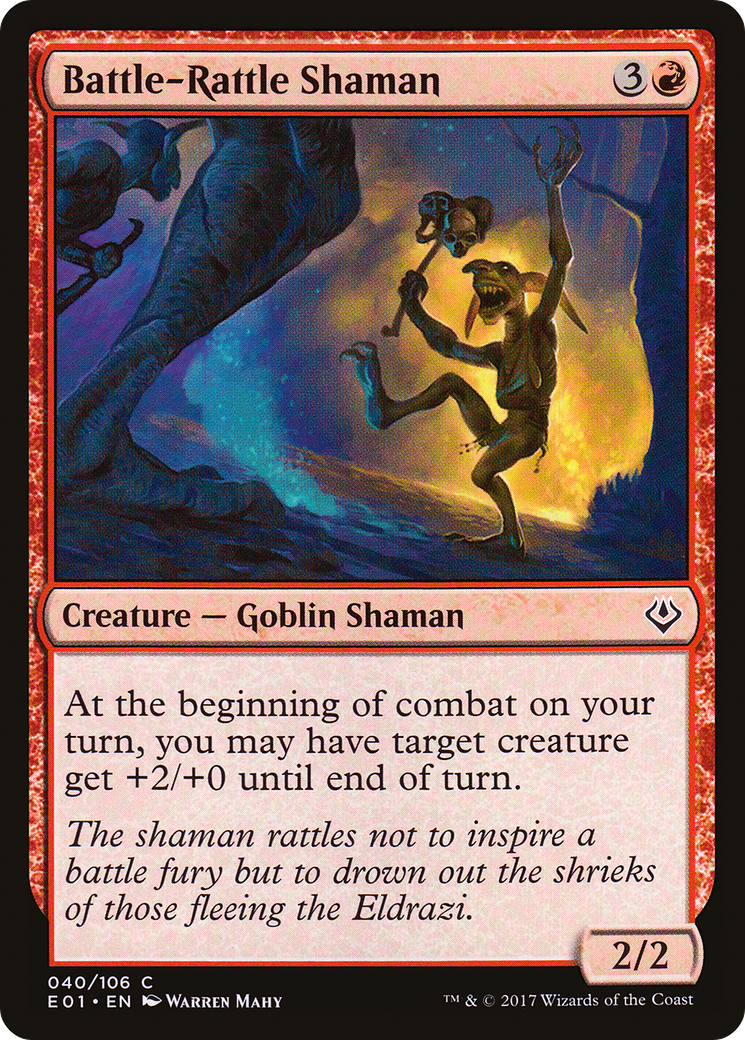 Battle-Rattle Shaman (AC2-040) [Misc] Archenemy: Nicol Bolas MTG Single Wizards of the Coast