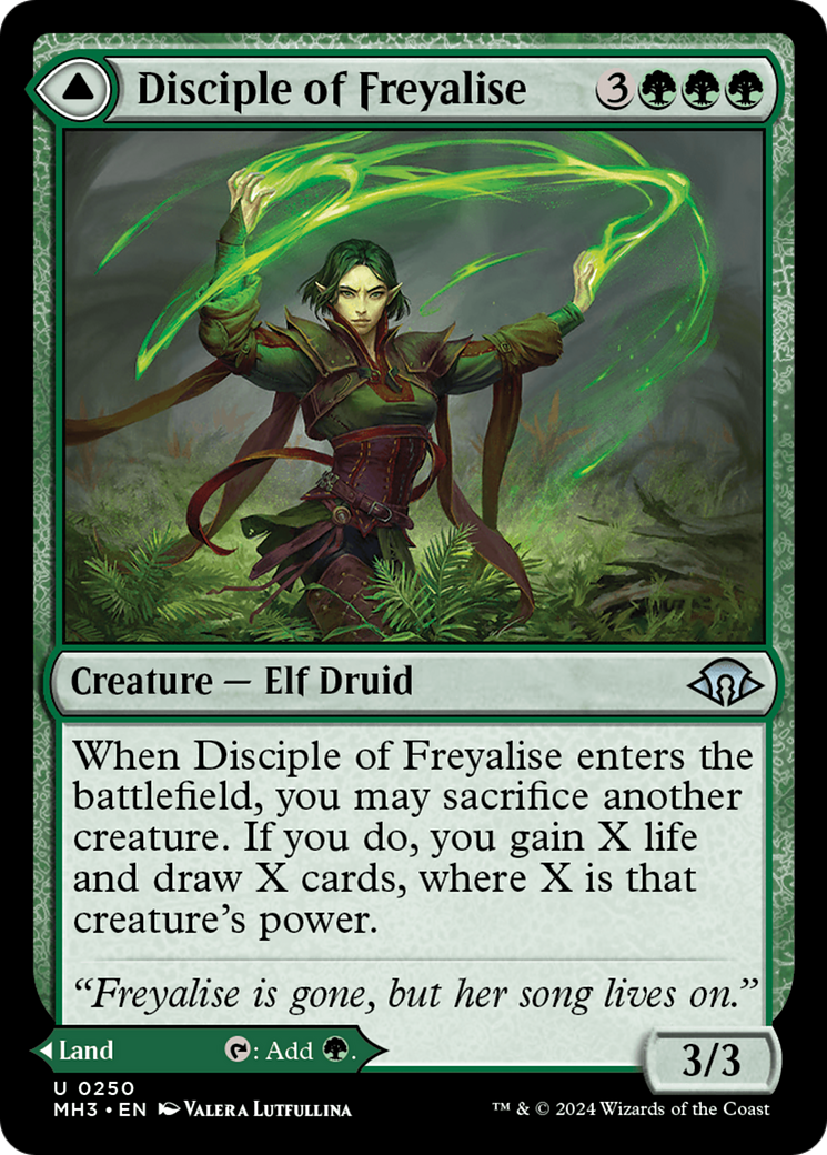 Disciple of Freyalise (MH3-250) [Modern Horizons 3] Foil MTG Single Wizards of the Coast