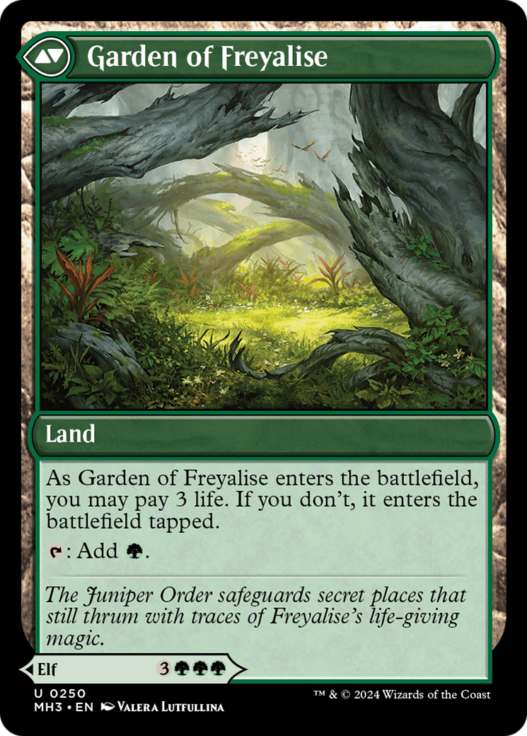Disciple of Freyalise (MH3-250) [Modern Horizons 3] Foil MTG Single Wizards of the Coast