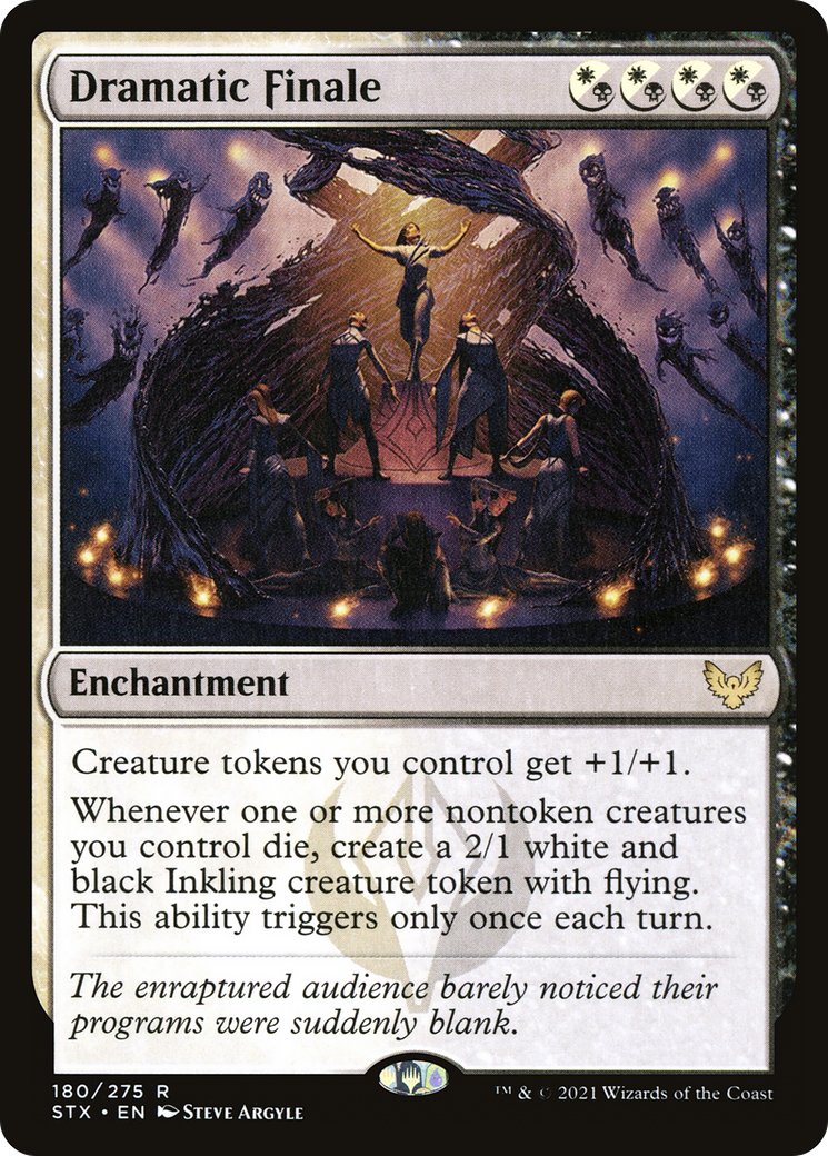 Dramatic Finale (STX-180) [Strixhaven: School of Mages] MTG Single Wizards of the Coast