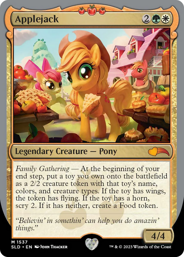 Applejack (SLD-1537) [Secret Lair] Drop MTG Single Wizards of the Coast