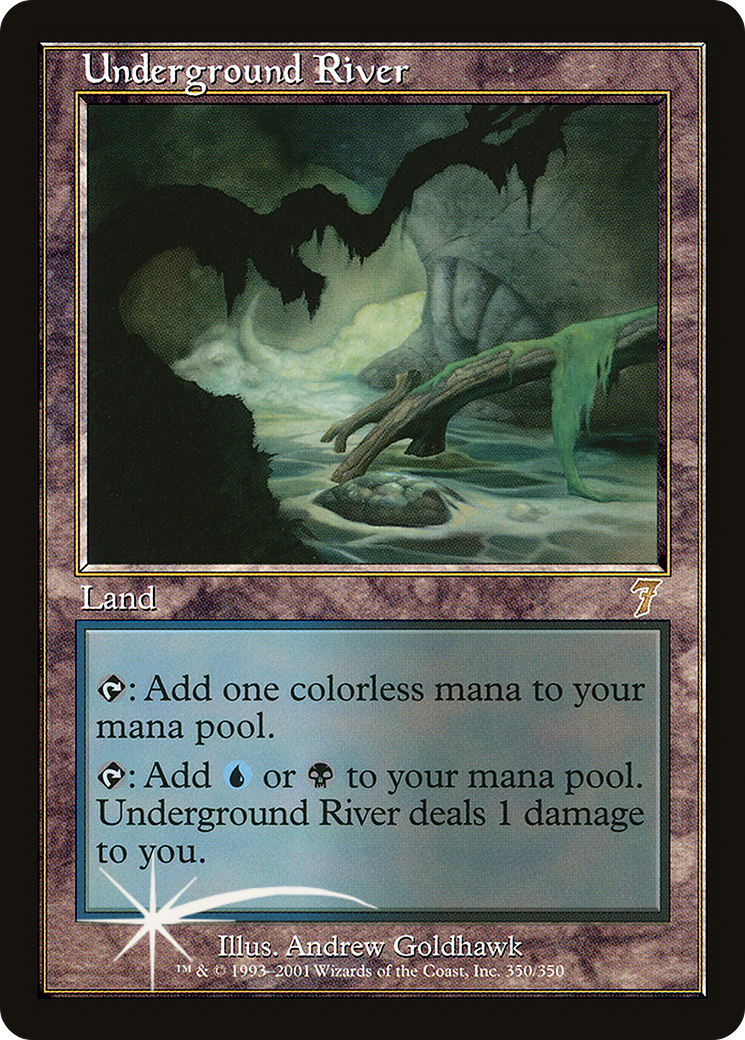 Underground River (7ED-350) [7th Edition] Foil MTG Single Wizards of the Coast