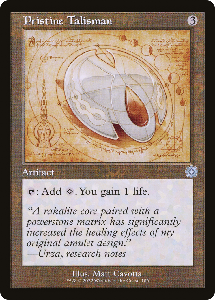 Pristine Talisman (BRR-106) [The Brothers' War Retro Artifacts] Foil MTG Single Wizards of the Coast
