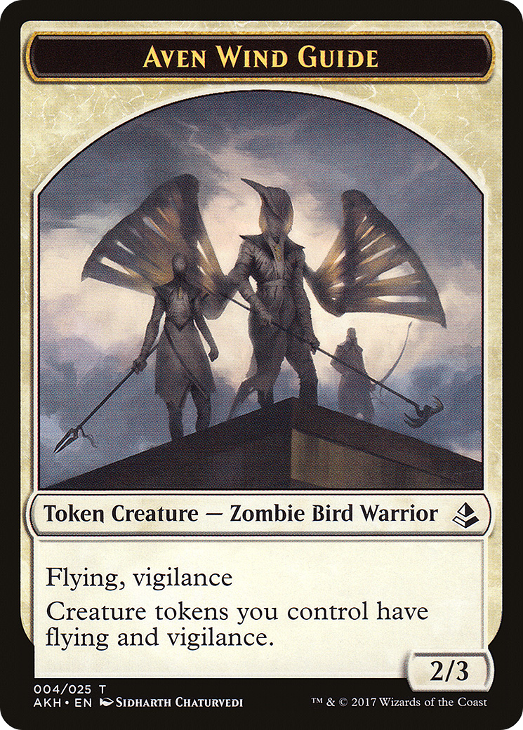 Aven Wind Guide (AKH-004) [Tokens] Amonkhet Tokens Foil MTG Single Wizards of the Coast