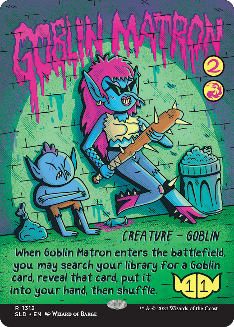 Goblin Matron (SLD-1312) [Secret Lair] Drop (Borderless) MTG Single Wizards of the Coast