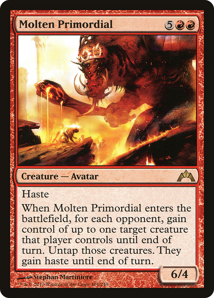Molten Primordial (GTC-101) [Gatecrash] Foil MTG Single Wizards of the Coast