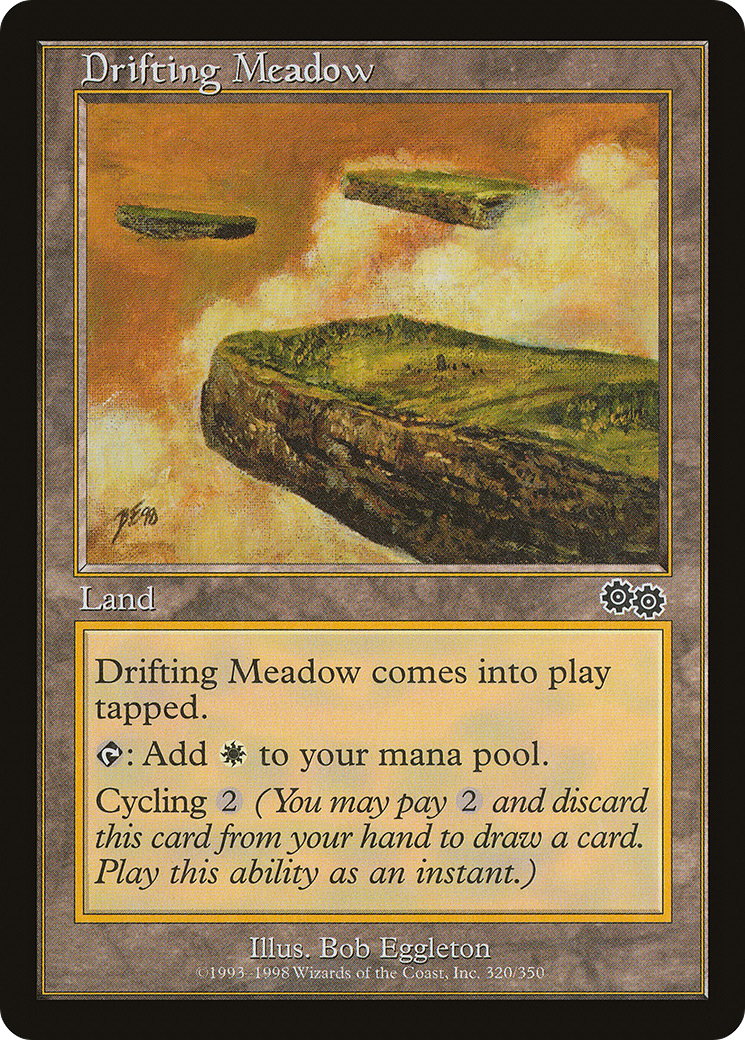 Drifting Meadow (USG-320) [Urza's Saga] MTG Single Wizards of the Coast