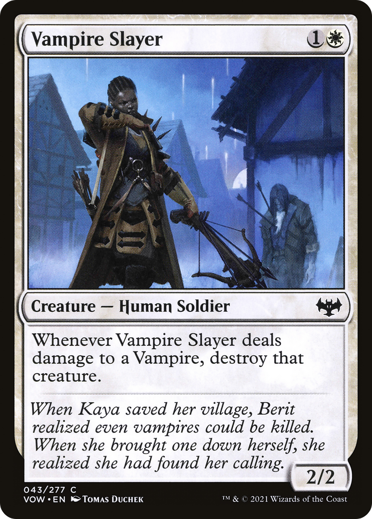Vampire Slayer (VOW-043) [Innistrad: Crimson Vow] Foil MTG Single Wizards of the Coast