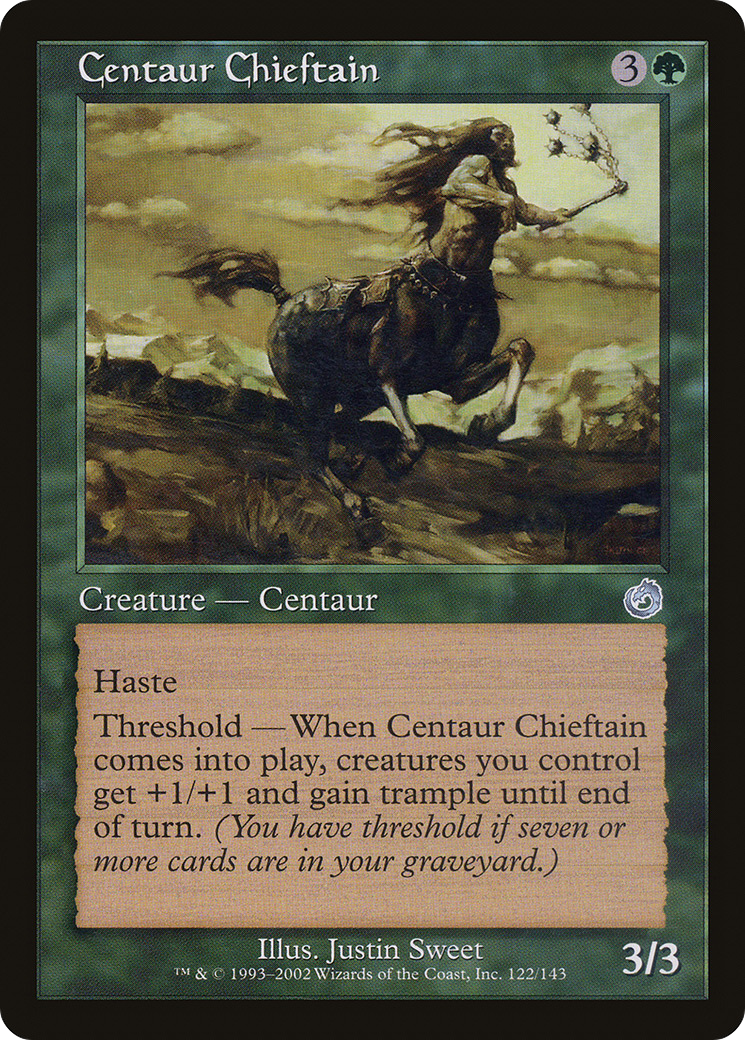 Centaur Chieftain (TOR-122) [Torment] Foil MTG Single Wizards of the Coast