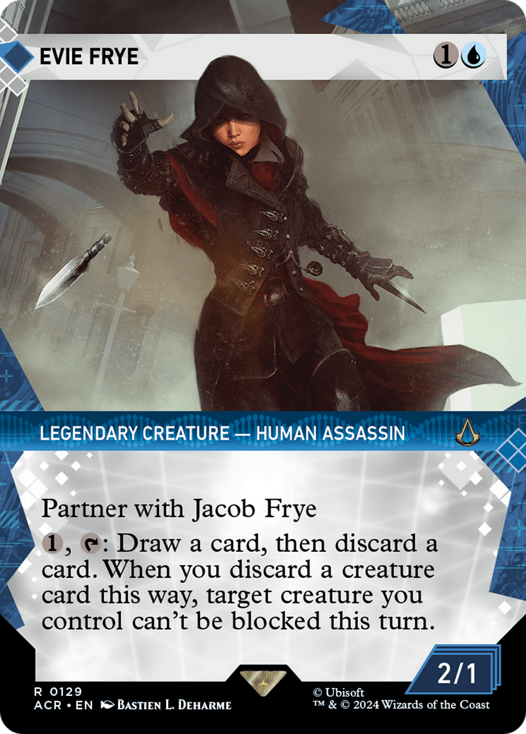 Evie Frye (ACR-129) [Assassin's Creed] (Showcase) (Borderless) Foil MTG Single Wizards of the Coast