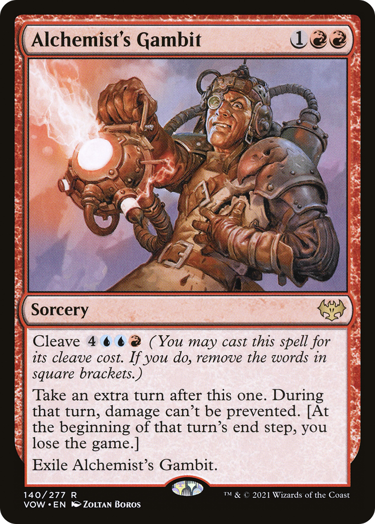 Alchemist's Gambit (VOW-140) [Innistrad: Crimson Vow] Foil MTG Single Wizards of the Coast