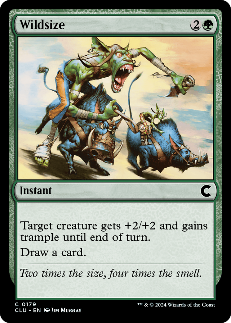 Wildsize (CLU-179) [Ravnica: Clue Edition] MTG Single Wizards of the Coast