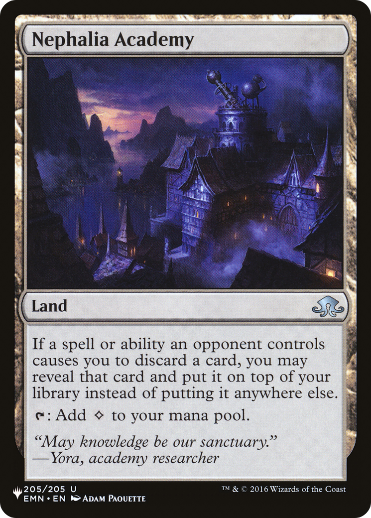 Nephalia Academy (LIST-EMN-205) [Mystery Booster] The List MTG Single Wizards of the Coast