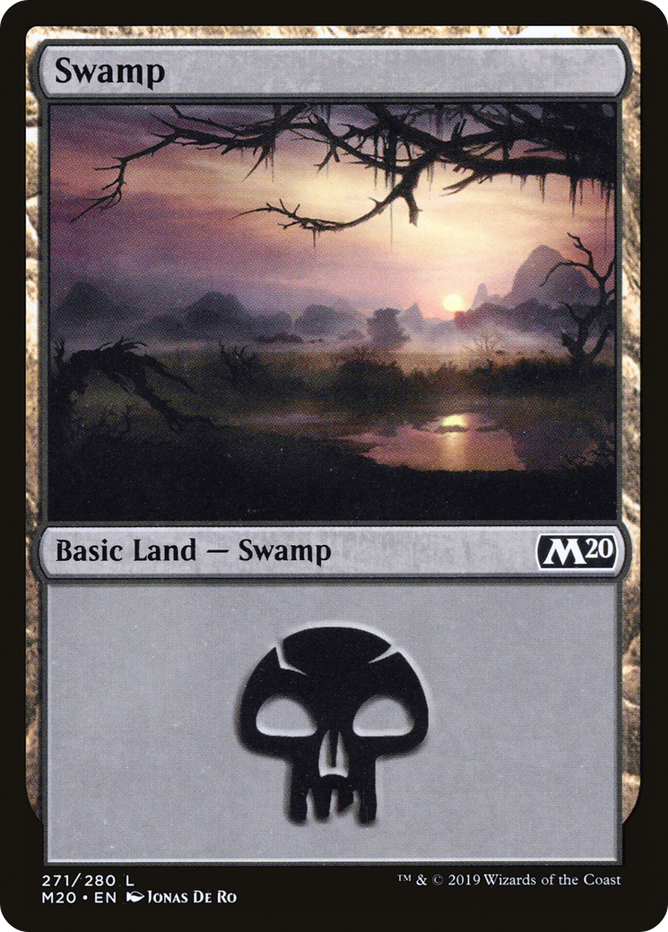 Swamp (M20-271) [Core Set 2020] Foil MTG Single Wizards of the Coast