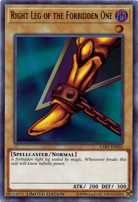 Right Leg of the Forbidden One [LART-EN002] Ultra Rare Yugioh Single Yu-Gi-Oh!   