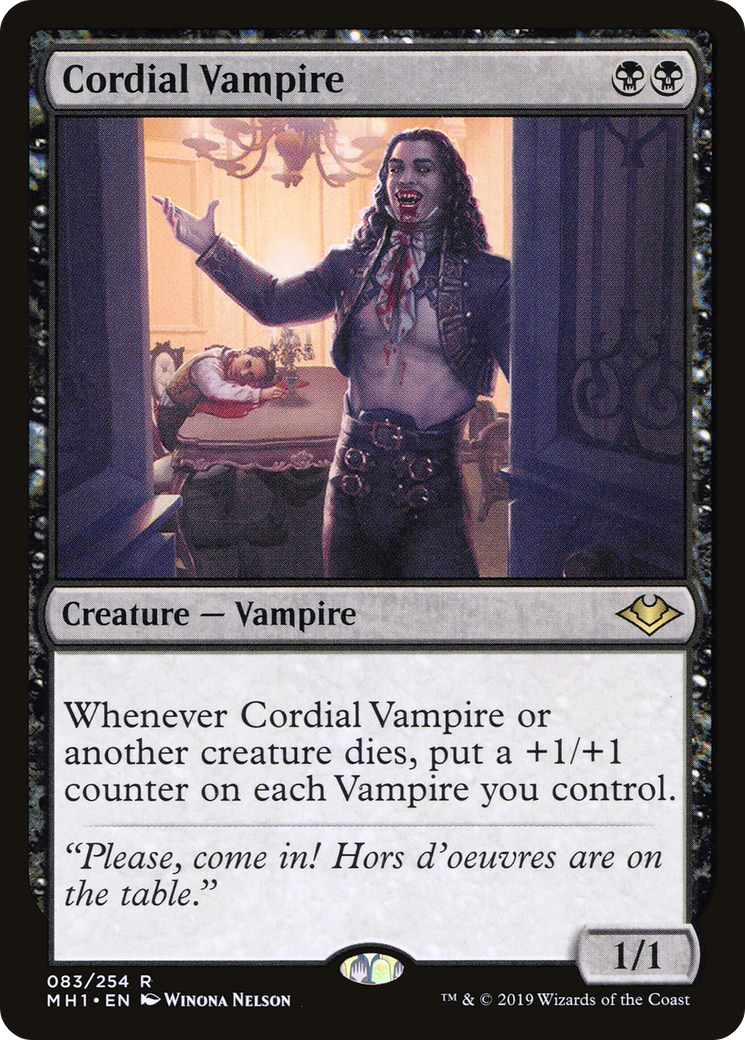 Cordial Vampire (MH1-083) [Modern Horizons] MTG Single Wizards of the Coast