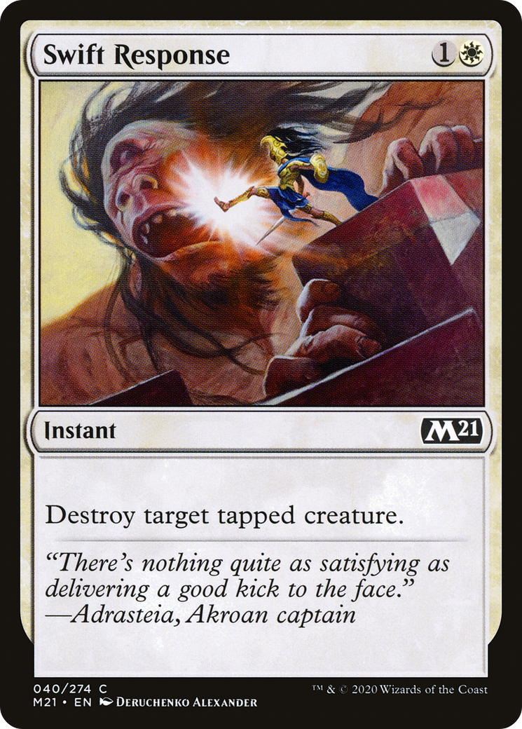 Swift Response (M21-040) [Core Set 2021] MTG Single Wizards of the Coast