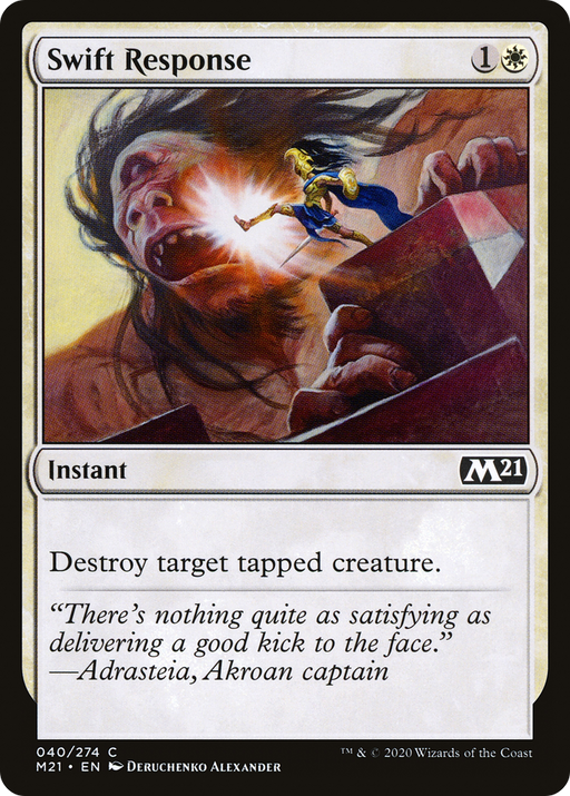 Swift Response (M21-040) [Core Set 2021] MTG Single Wizards of the Coast