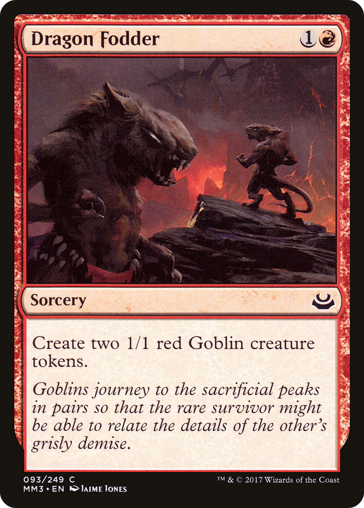 Dragon Fodder (MM3-093) [Modern Masters 2017] MTG Single Wizards of the Coast