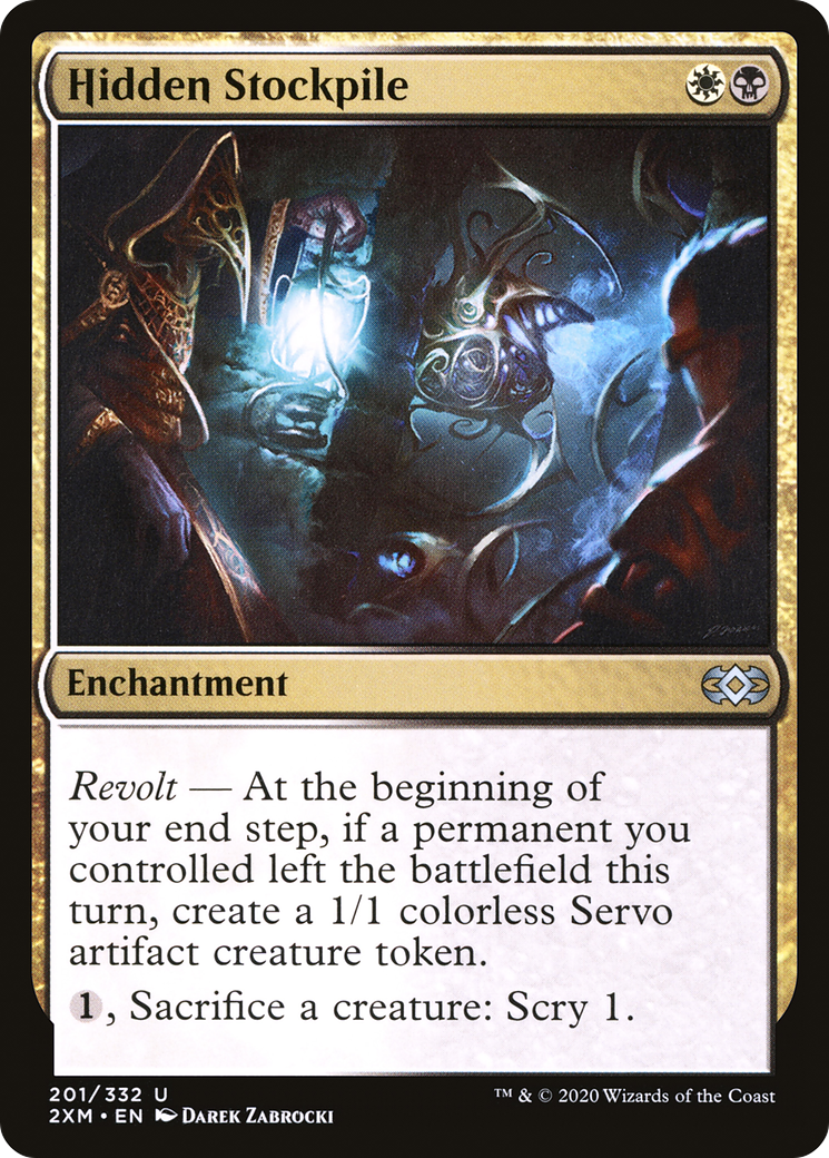 Hidden Stockpile (2XM-201) [Double Masters] Foil MTG Single Wizards of the Coast