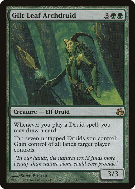 Gilt-Leaf Archdruid (MOR-124) [Morningtide] MTG Single Wizards of the Coast
